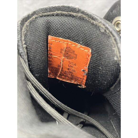 Harley Davidson 84280 Women's Motorcycle Boots Size 7.5 Black Lace Up - Picture 10 of 15